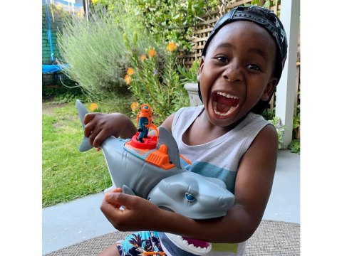 Mattel Mattel Imaginext Mega mechaniczny rekin atak rekina ruchoma paszcza ZA5438