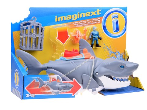 Mattel Mattel Imaginext Mega mechaniczny rekin atak rekina ruchoma paszcza ZA5438