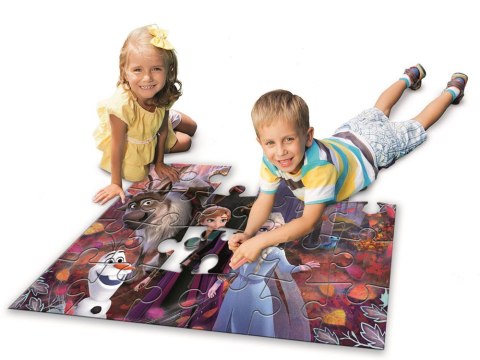 Producent niezdefiniowany Puzzle podłogowe 40-elementów Kraina Lodu 100x70 ZA5426