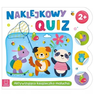 Aksjomat Aksjomat Aktywizująca książeczka z Naklejkami dla dzieci Naklejkowy quiz 2+ KS0948
