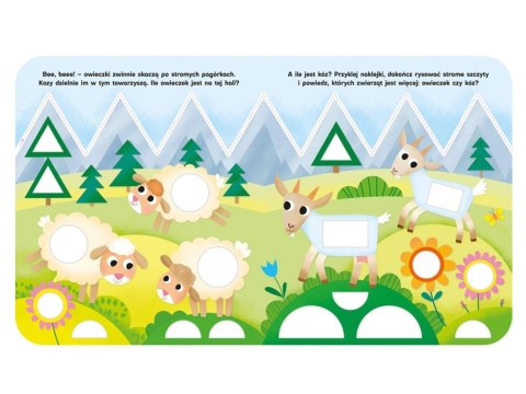 Aksjomat Aksjomat Na wsi. Poznaję i naklejam kształty od 3 lat KS0947