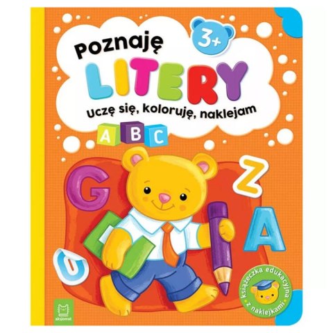 Aksjomat Aksjomat Poznaję litery. Uczę się, koloruję, naklejam. 3+ KS0978