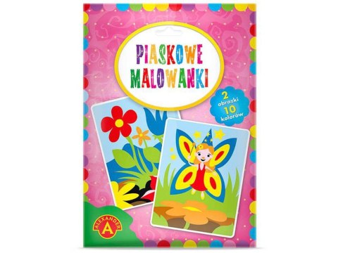 Alexander Alexander piaskowe malowanki zestaw kreatywny 2 wzory wróżka kwiaty ZA5535