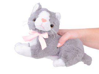 Beppe Maskotka pluszowy szary kot leżący Flico kotek 34cm 12832