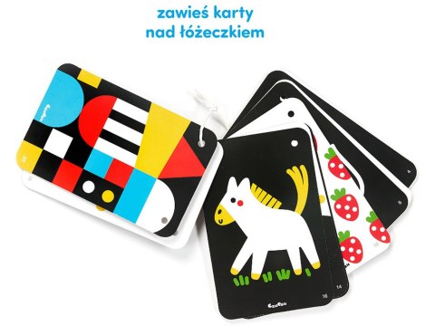 CzuCzu CzuCzu Kontrasty na sznureczku książeczka 20 ilustracji 0m+ 3m+ ZA5549