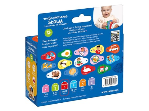 CzuCzu CzuCzu Moje pierwsze słowa 12m+ książeczka na kółeczku ZA5551