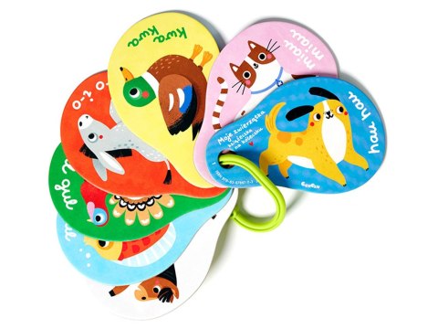 CzuCzu CzuCzu Moje zwierzątka 12m+ książeczka na kółeczku ZA5552
