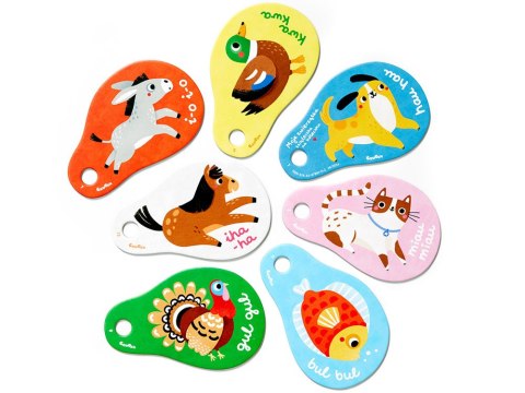 CzuCzu CzuCzu Moje zwierzątka 12m+ książeczka na kółeczku ZA5552