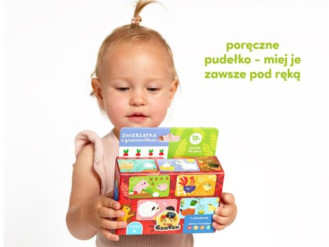 CzuCzu CzuCzu Zwierzątka z gospodarstwa Puzzle do pary 18m+ 7układanek ZA5553