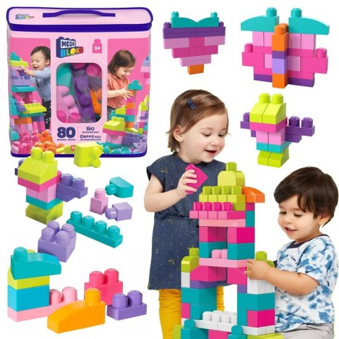 Fisher-Price Fisher Price Pierwsze duże Klocki Mega Bloks 80 ele dla dzieci ZA5525