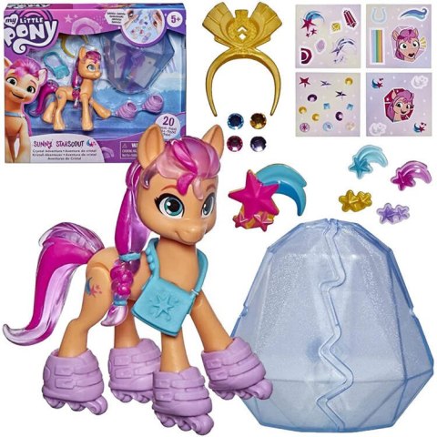 Hasbro My Little Pony figurka Sunny Starscout Crystal Adventure akcesoria ZA5476