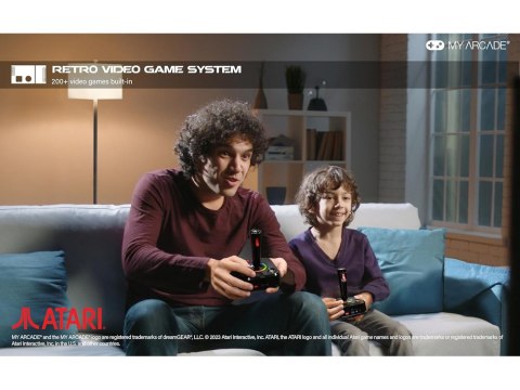 JOKOMISIADA ATARI Kultowa Retro Konsola telewizyjna ponad 200 oryginalnych gier