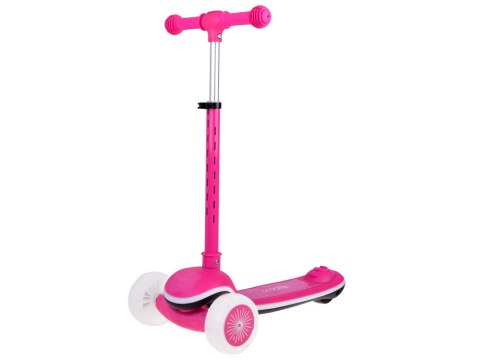 JOKOMISIADA Balansowa hulajnoga SCOOTER 3-kołowa KOLOROWE ŚWIATEŁKA i MUZYKA SP0812
