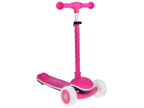 JOKOMISIADA Balansowa hulajnoga SCOOTER 3-kołowa KOLOROWE ŚWIATEŁKA i MUZYKA SP0812