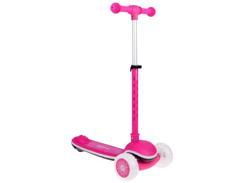 JOKOMISIADA Balansowa hulajnoga SCOOTER 3-kołowa KOLOROWE ŚWIATEŁKA i MUZYKA SP0812