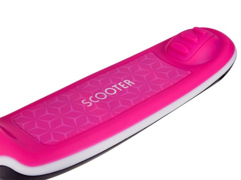 JOKOMISIADA Balansowa hulajnoga SCOOTER 3-kołowa KOLOROWE ŚWIATEŁKA i MUZYKA SP0812