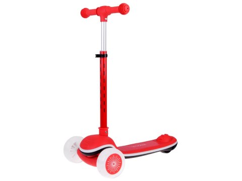 JOKOMISIADA Balansowa hulajnoga SCOOTER 3-kołowa KOLOROWE ŚWIATEŁKA i MUZYKA SP0812