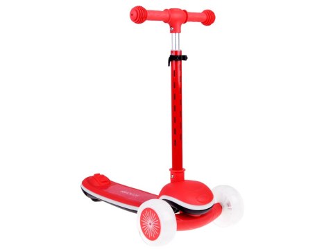 JOKOMISIADA Balansowa hulajnoga SCOOTER 3-kołowa KOLOROWE ŚWIATEŁKA i MUZYKA SP0812
