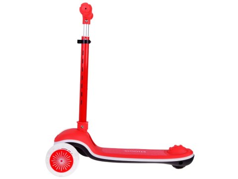 JOKOMISIADA Balansowa hulajnoga SCOOTER 3-kołowa KOLOROWE ŚWIATEŁKA i MUZYKA SP0812