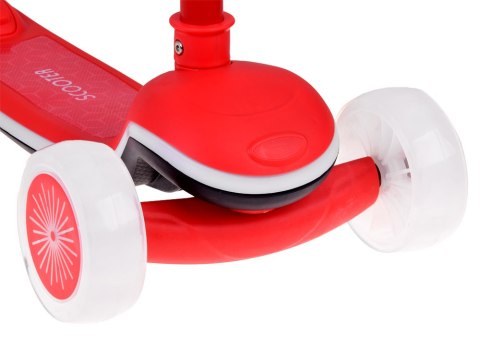 JOKOMISIADA Balansowa hulajnoga SCOOTER 3-kołowa KOLOROWE ŚWIATEŁKA i MUZYKA SP0812