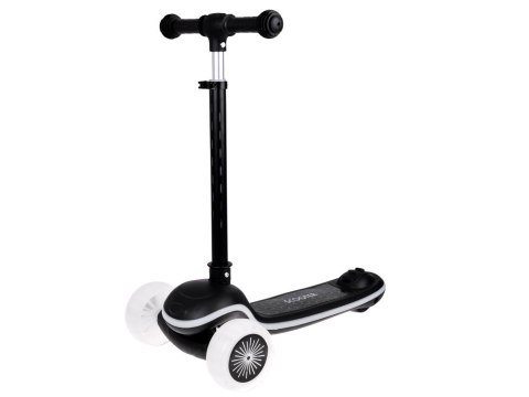 JOKOMISIADA Balansowa hulajnoga SCOOTER 3-kołowa KOLOROWE ŚWIATEŁKA i MUZYKA SP0812