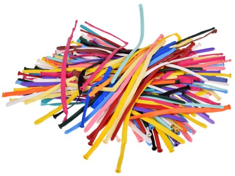 JOKOMISIADA Długie Kolorowe Balony do modelowania dekoracji zabawy 100szt ZA5565