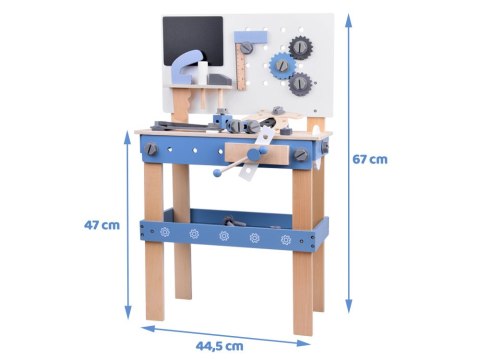 JOKOMISIADA Duży Drewniany Warsztat Zestaw Narzędzi dla Dzieci ZA5486