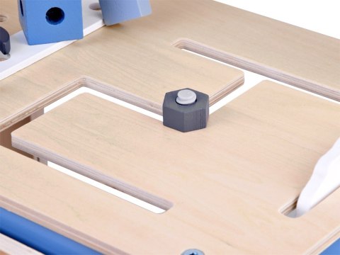 JOKOMISIADA Duży Drewniany Warsztat Zestaw Narzędzi dla Dzieci ZA5486