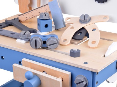 JOKOMISIADA Duży Drewniany Warsztat Zestaw Narzędzi dla Dzieci ZA5486