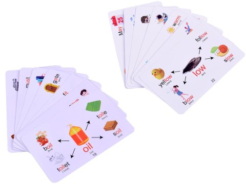 JOKOMISIADA Edukacyjny zestaw 3w1 Tablica LCD + karty do NAUKA ANGIELSKIEGO TA0113