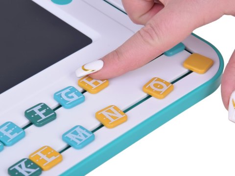 JOKOMISIADA Edukacyjny zestaw 3w1 Tablica LCD + karty do NAUKA ANGIELSKIEGO TA0113