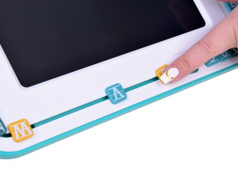 JOKOMISIADA Edukacyjny zestaw 3w1 Tablica LCD + karty do NAUKA ANGIELSKIEGO TA0113