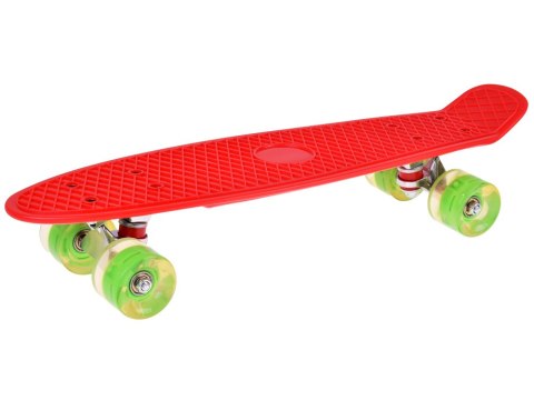 JOKOMISIADA Fiszka LED Deskorolka ze Świecącymi Kółkami do jazdy w Skateparku SP0825