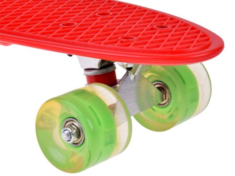 JOKOMISIADA Fiszka LED Deskorolka ze Świecącymi Kółkami do jazdy w Skateparku SP0825