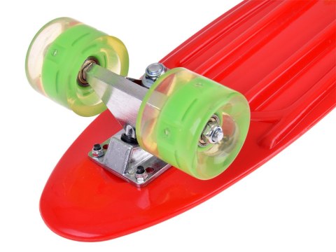 JOKOMISIADA Fiszka LED Deskorolka ze Świecącymi Kółkami do jazdy w Skateparku SP0825