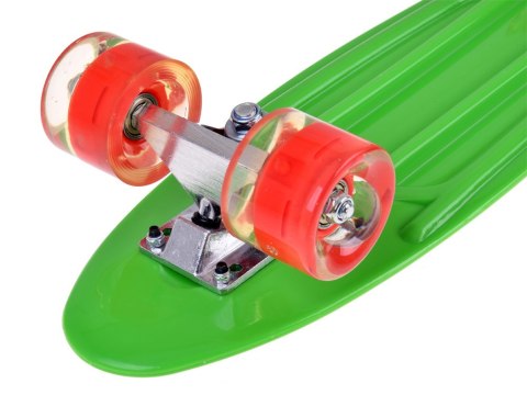 JOKOMISIADA Fiszka LED Deskorolka ze Świecącymi Kółkami do jazdy w Skateparku SP0825