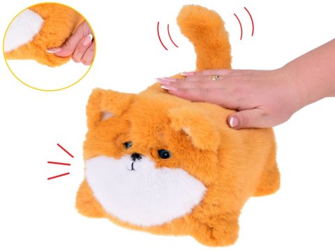 JOKOMISIADA Interaktywny piesek rudy PULPET - szczeka i rusza oczkami + nagrywa ZA5479