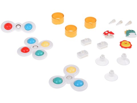 JOKOMISIADA Kolorowy Fidget Spinner Zabawka sensoryczna antystresowa dla dzieci ZA5576