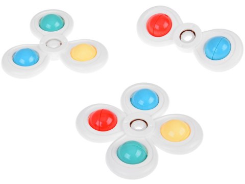JOKOMISIADA Kolorowy Fidget Spinner Zabawka sensoryczna antystresowa dla dzieci ZA5576