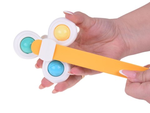 JOKOMISIADA Kolorowy Fidget Spinner Zabawka sensoryczna antystresowa dla dzieci ZA5576