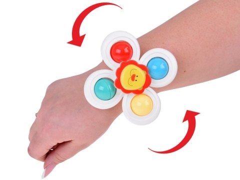 JOKOMISIADA Kolorowy Fidget Spinner Zabawka sensoryczna antystresowa dla dzieci ZA5576