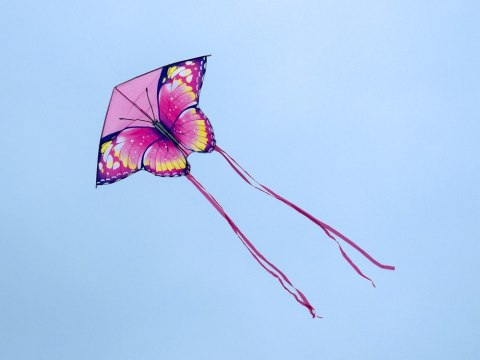 JOKOMISIADA Lekki Latawiec MOTYL Bajecznie kolorowy latawiec dla dzieci ZA5570