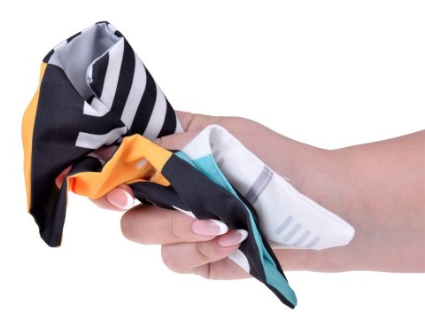 JOKOMISIADA Miękka Kostka Sensoryczna Pojazdy pudełko z chusteczkami montessori ZA5587