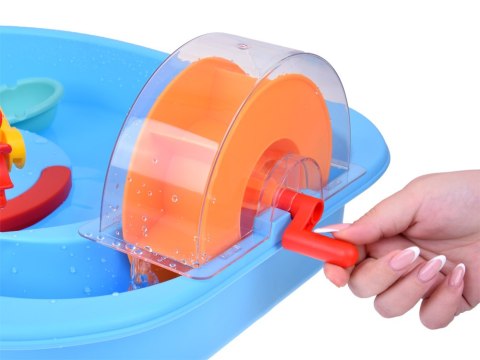 JOKOMISIADA Niebieski stolik wodny z kołem młyńskim + akcesoria do łowienia ZA5566