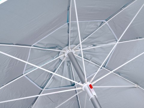JOKOMISIADA Parasol Plażowy Ogrodowy Chalkidiki Para SoleSun UPF50 240cm ŁAMANY SP0810