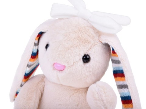 JOKOMISIADA Pluszowy króliczek pozytywka przytulanka maskotka kołysanka ZA5585