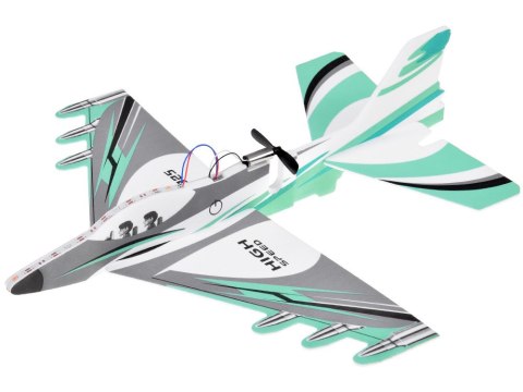 JOKOMISIADA Składany lekki samolot z pianki lata świeci LED śmigło ładownie USB ZA5583