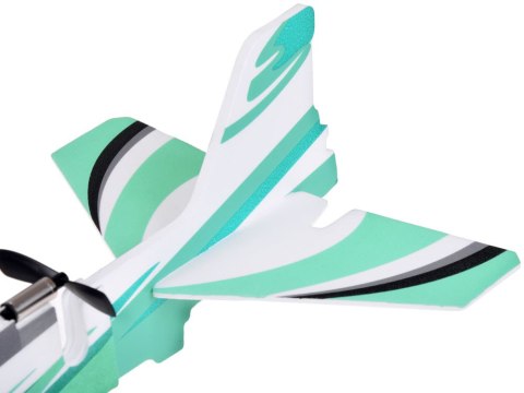 JOKOMISIADA Składany lekki samolot z pianki lata świeci LED śmigło ładownie USB ZA5583