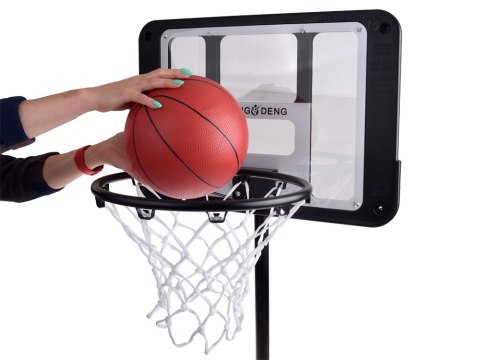JOKOMISIADA Stojąca tablica do koszykówki kosz stojak regulowana 2,7m piłka SP0818