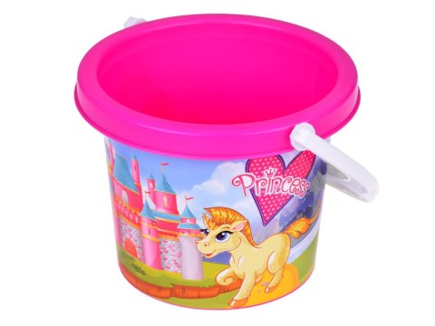 JOKOMISIADA Taczki dla dziecka akcesoria do piaskownicy wiaderko łopatka grabki ZA5469